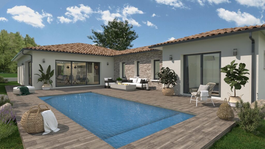 Maisons Bati Sud, constructeur de maisons en Gironde - Photo maison sur mesure Blanquefort