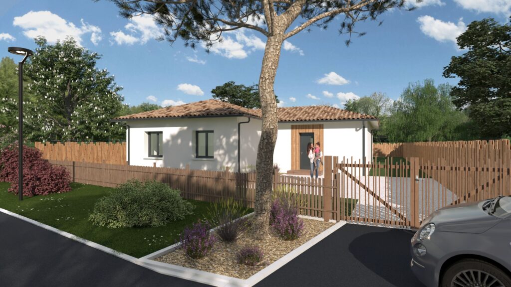 Maisons Bati Sud, constructeur de maisons en Gironde - Photo lotissement Belin-Beliet