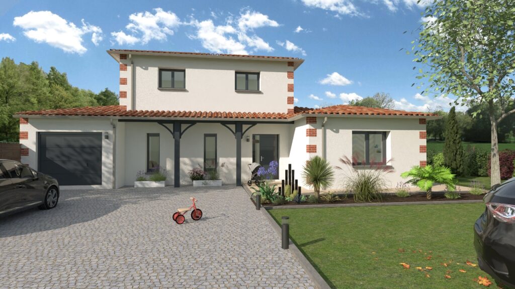 Maisons Bati Sud, constructeur de maisons en Gironde - Photo maison sur mesure Coutras