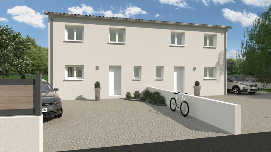Maisons Bati Sud, constructeur de maisons en Gironde - Photo locatif sur mesure à Gradignan