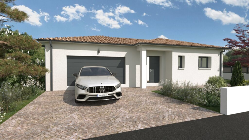Maisons Bati Sud, constructeur de maisons en Gironde - Photo maison sur mesure Le Pian-Médoc