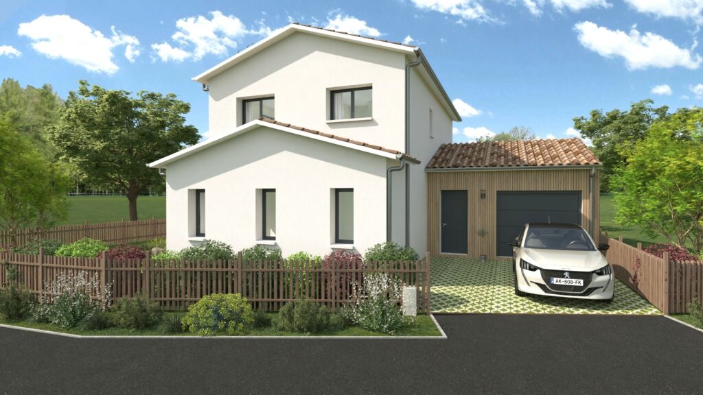 Maisons Bati Sud, constructeur de maisons en Gironde - Photo maison sur mesure à Libourne