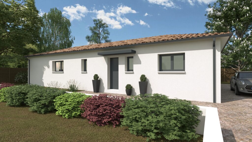 Maisons Bati Sud, constructeur de maisons en Gironde - Photo maison sur mesure à Martignas