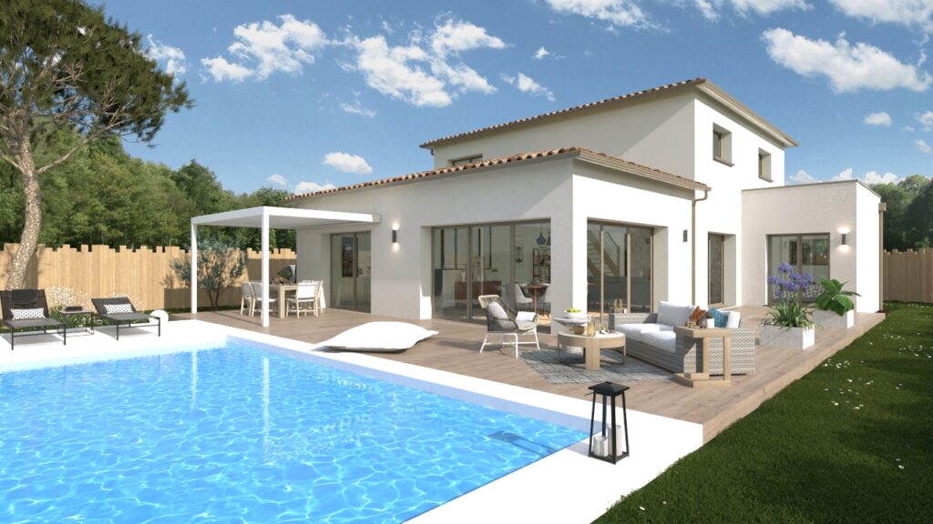 Maisons Bati Sud, constructeur de maisons en Gironde - Photo maison sur mesure à Pessac