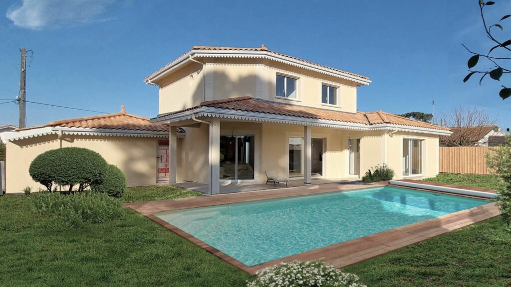 Maisons Bati Sud, constructeur de maisons en Gironde - Photo réalisation maison de charme esprit bassin